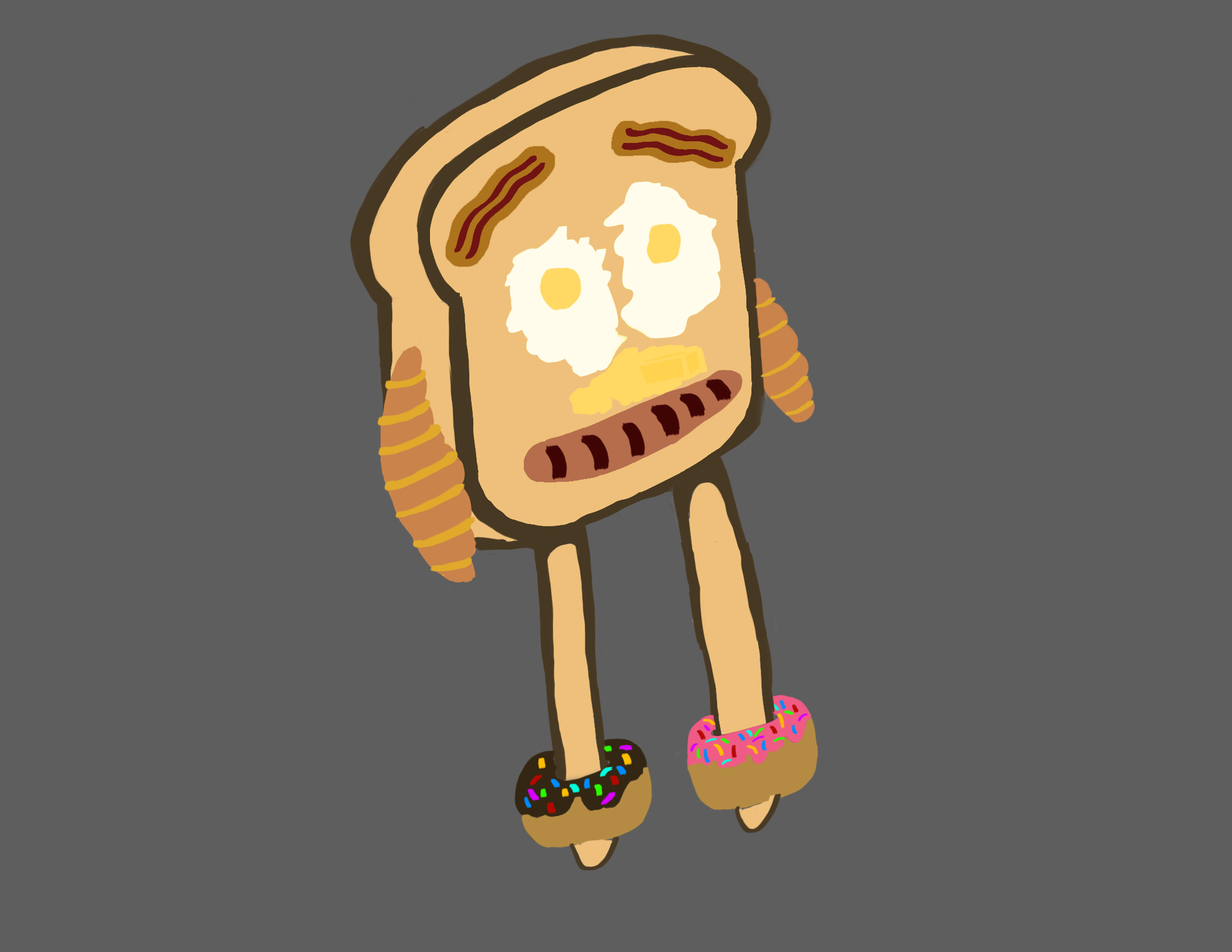 Image of toast character